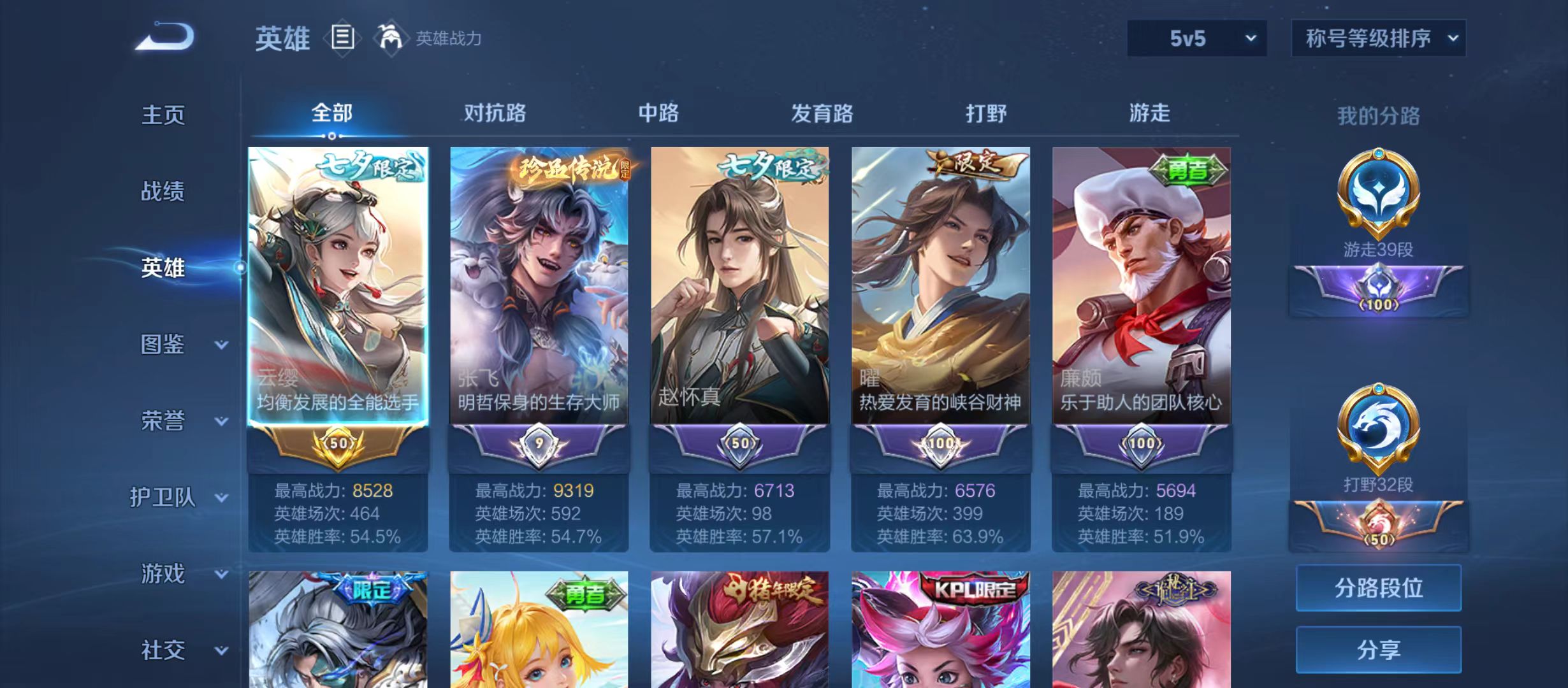 WZQM3374052王者荣耀账号详情图3