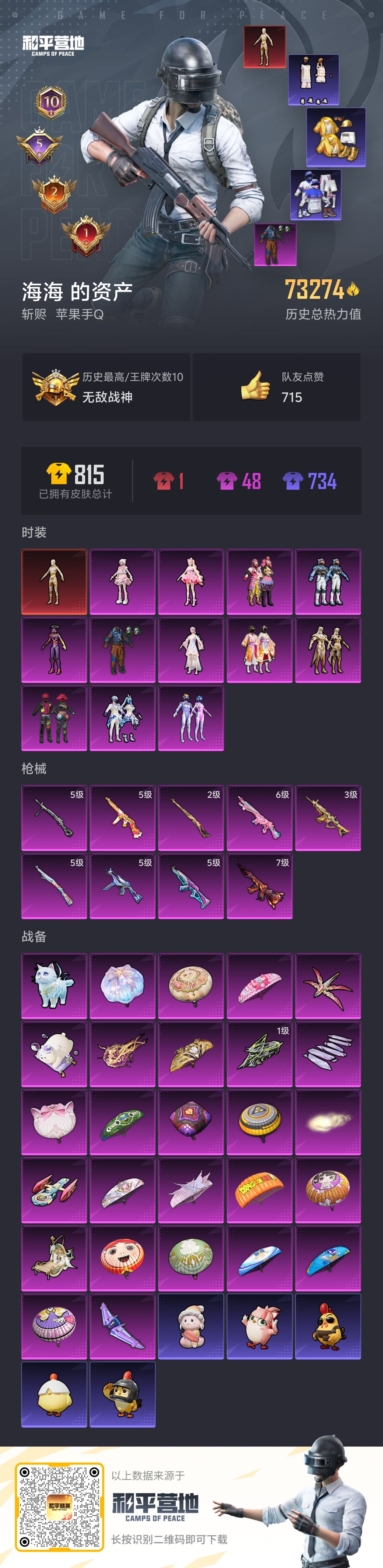 HPQM3386605和平精英账号详情图7 HPQM3386605和平精英账号详情图7