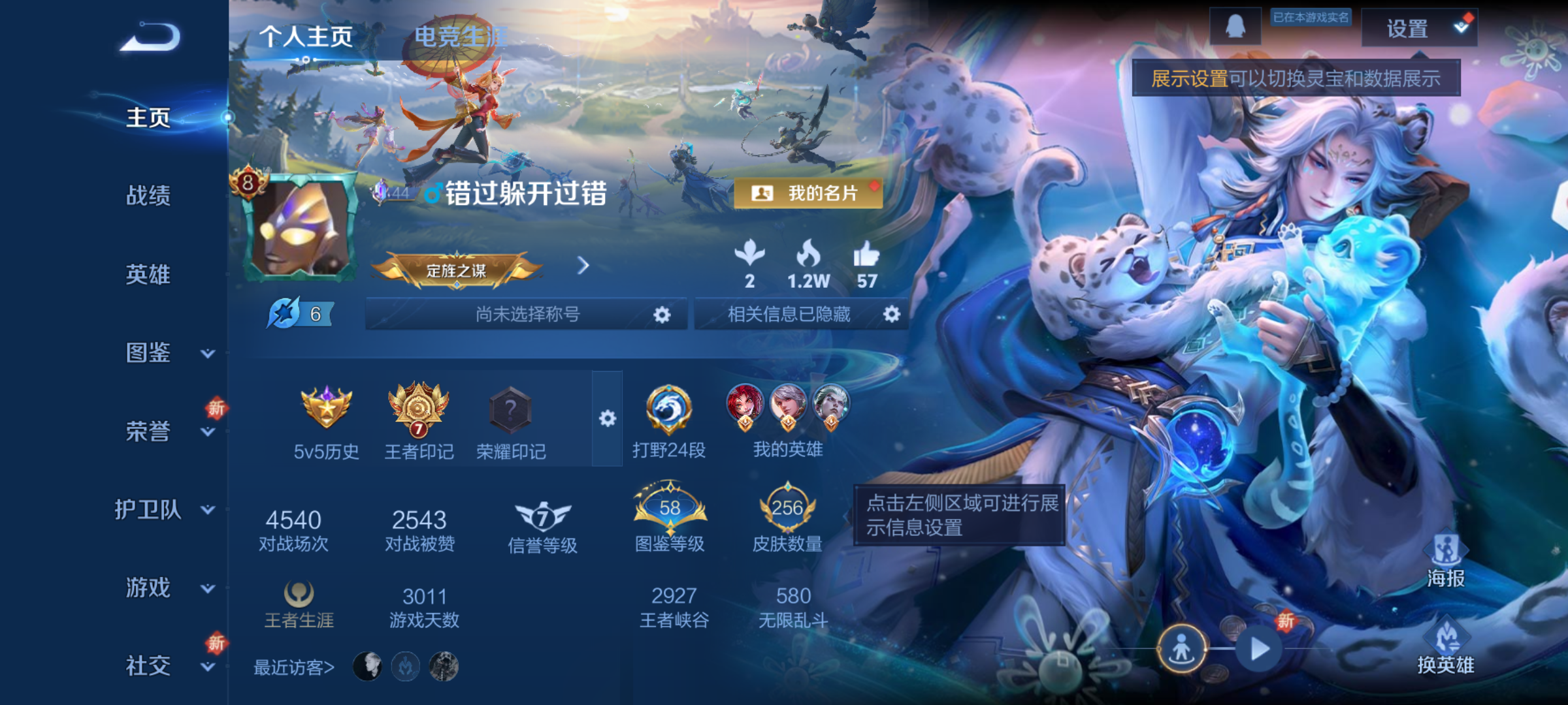 WZQM3341468王者荣耀账号详情图3