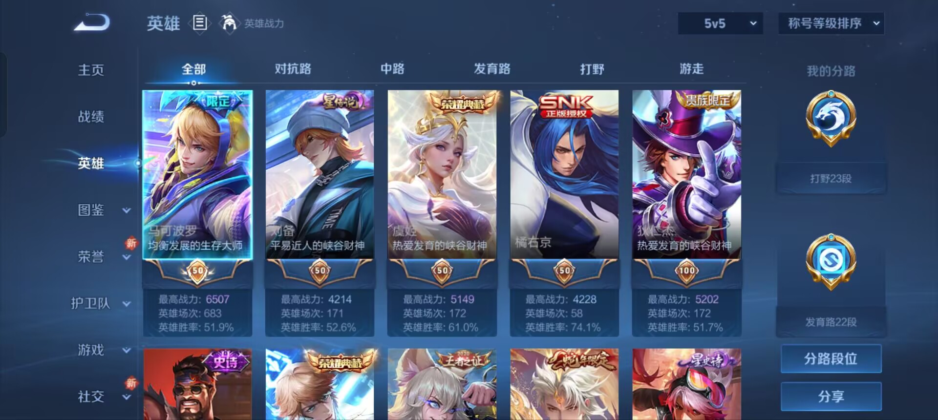 WZQM3338110王者荣耀账号详情图4