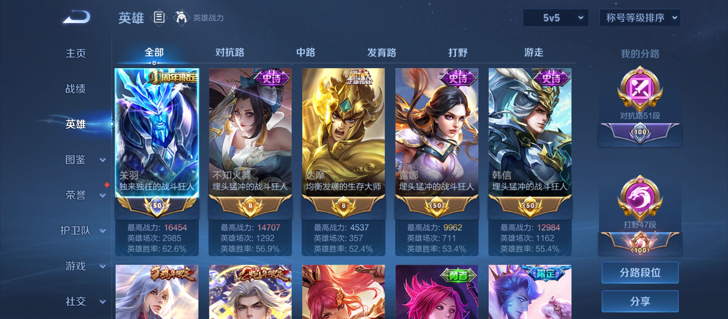 WZQM3342295王者荣耀账号详情图4