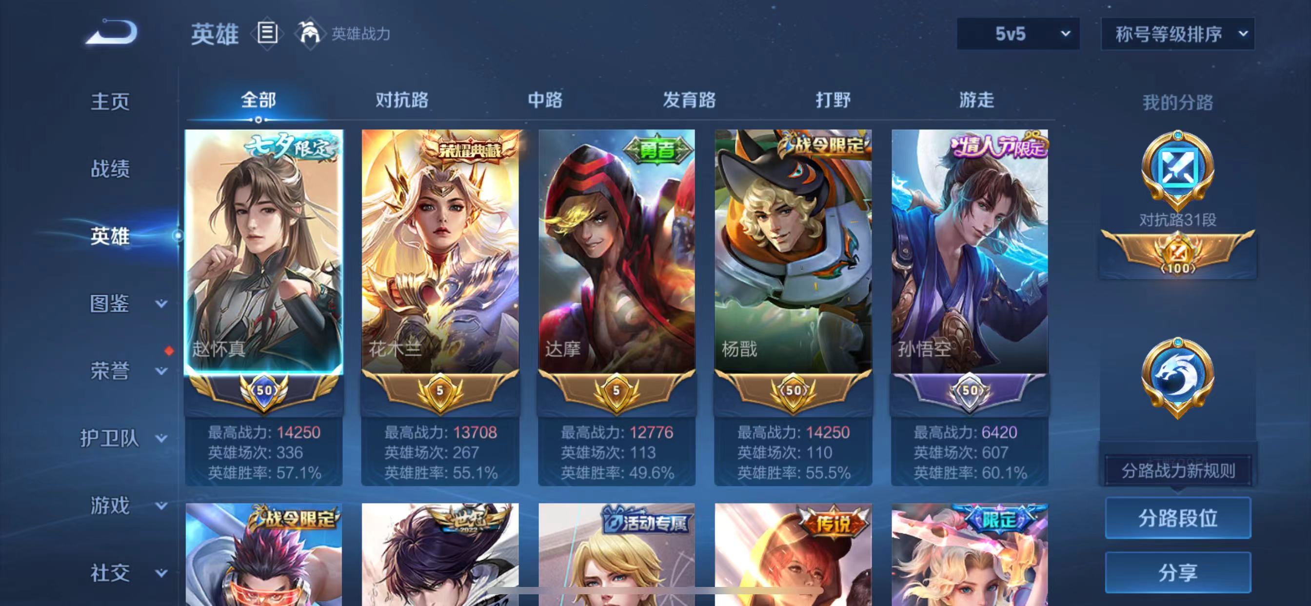 WZQM3344925王者荣耀账号详情图4