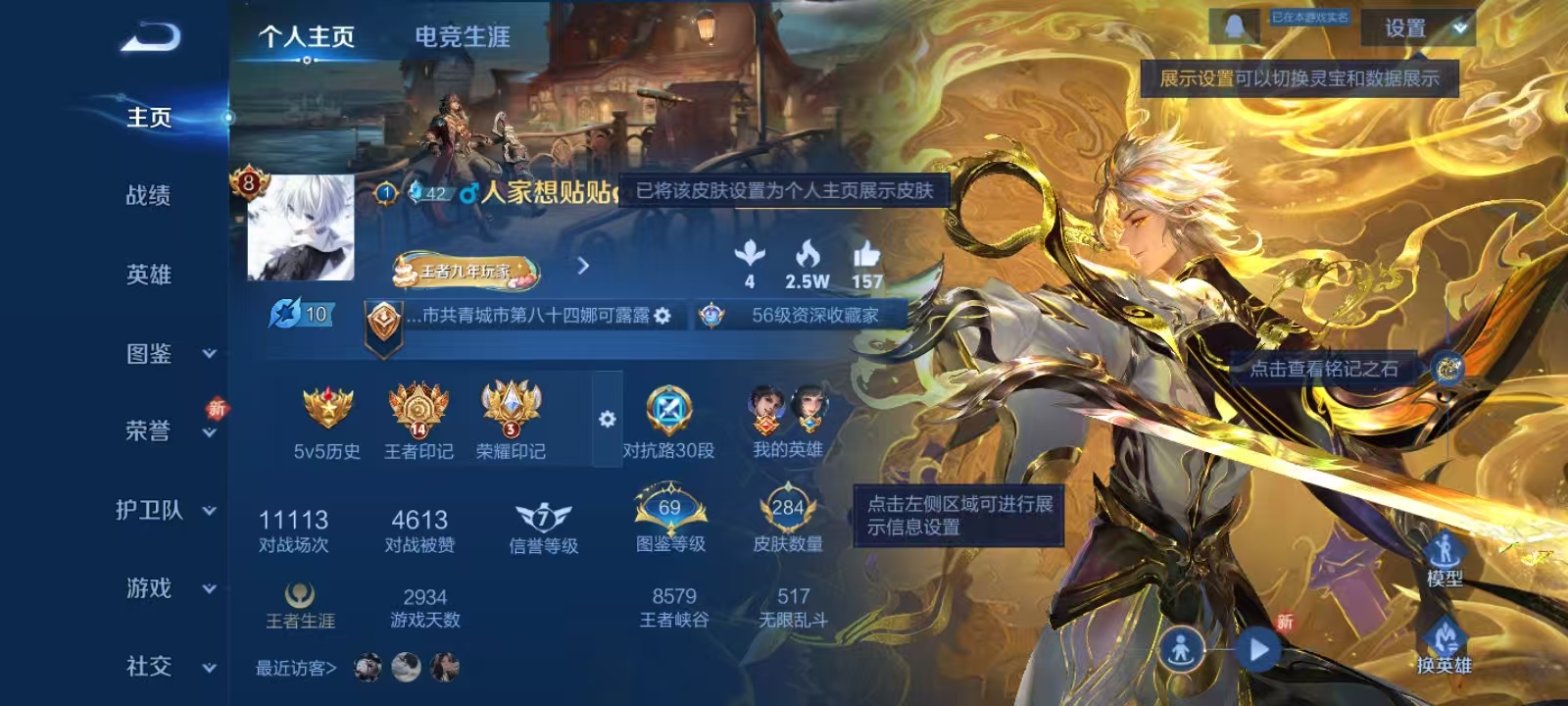 WZQM3351967王者荣耀账号详情图3