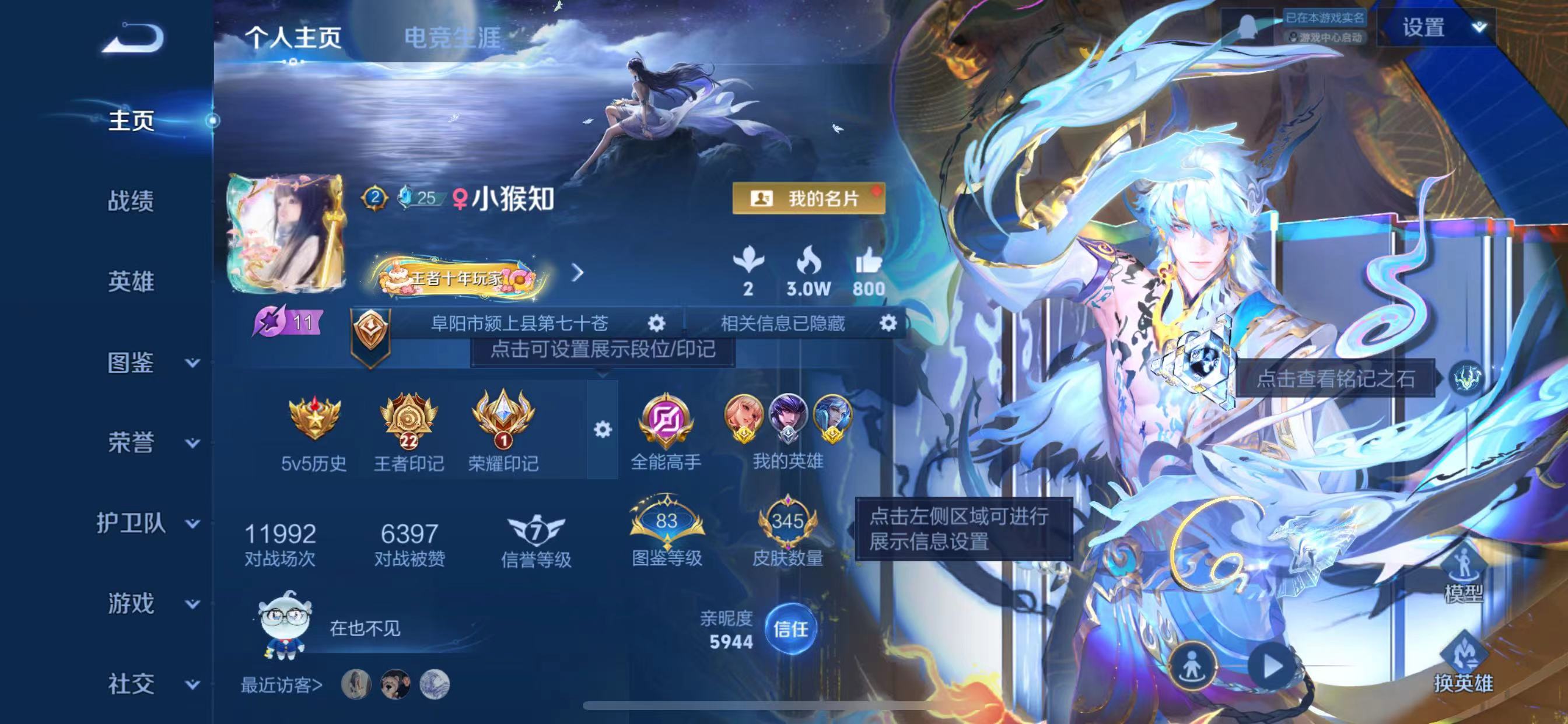 WZQM3346573王者荣耀账号详情图3 WZQM3346573王者荣耀账号详情图3