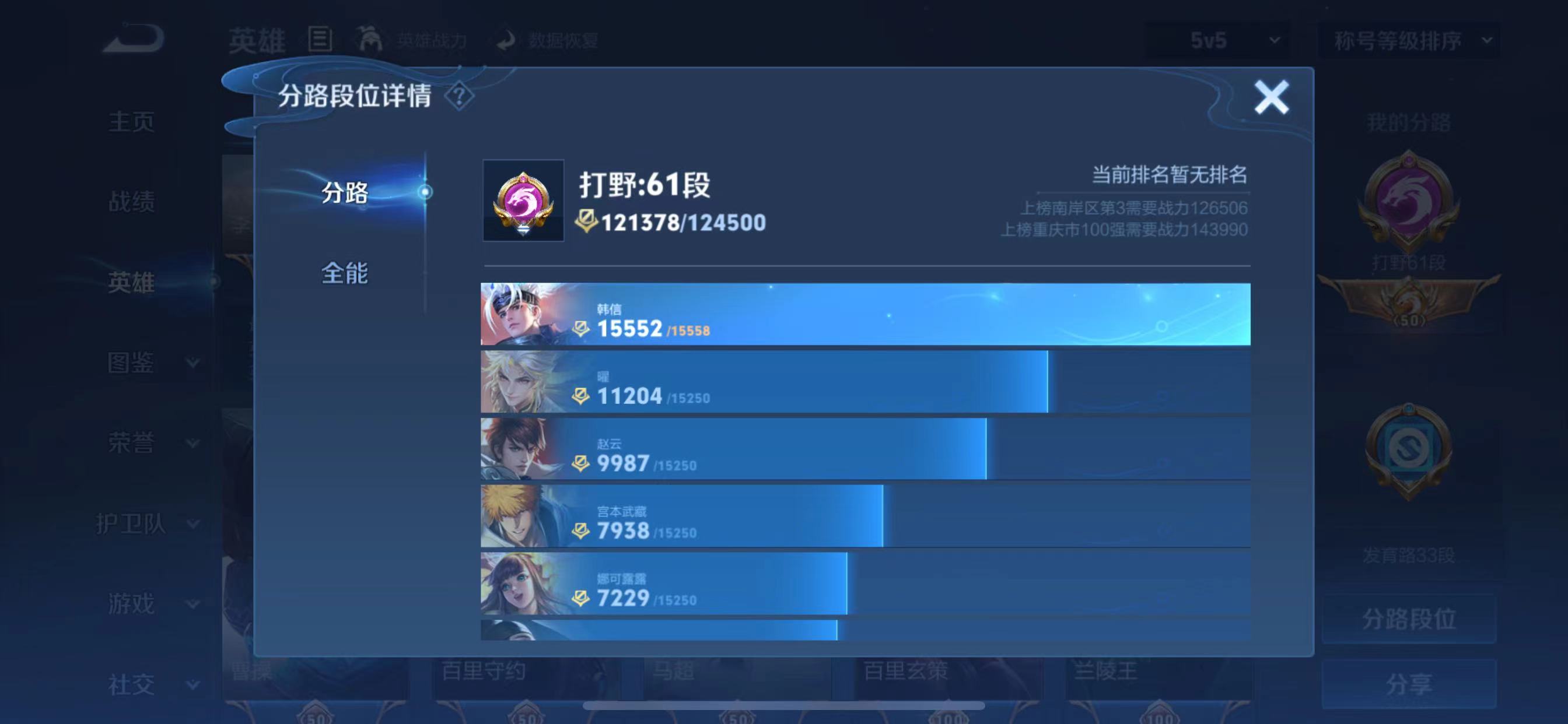 WZQM3350886王者荣耀账号详情图7 WZQM3350886王者荣耀账号详情图7