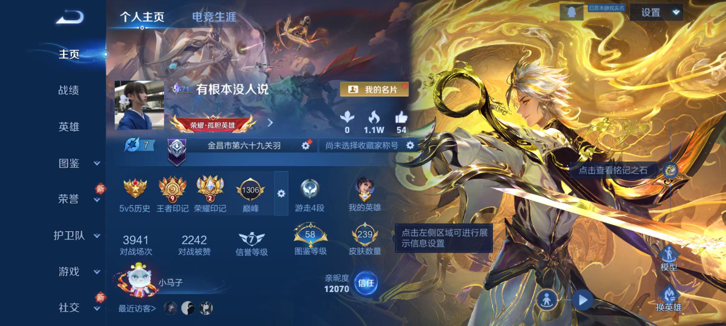 王者荣耀账号安卓QQv8【239皮肤1典藏1无双1珍品22传说】赤影疾锋 器灵·螭龙剑 器灵·落星盏 诗剑行 无双飞将 