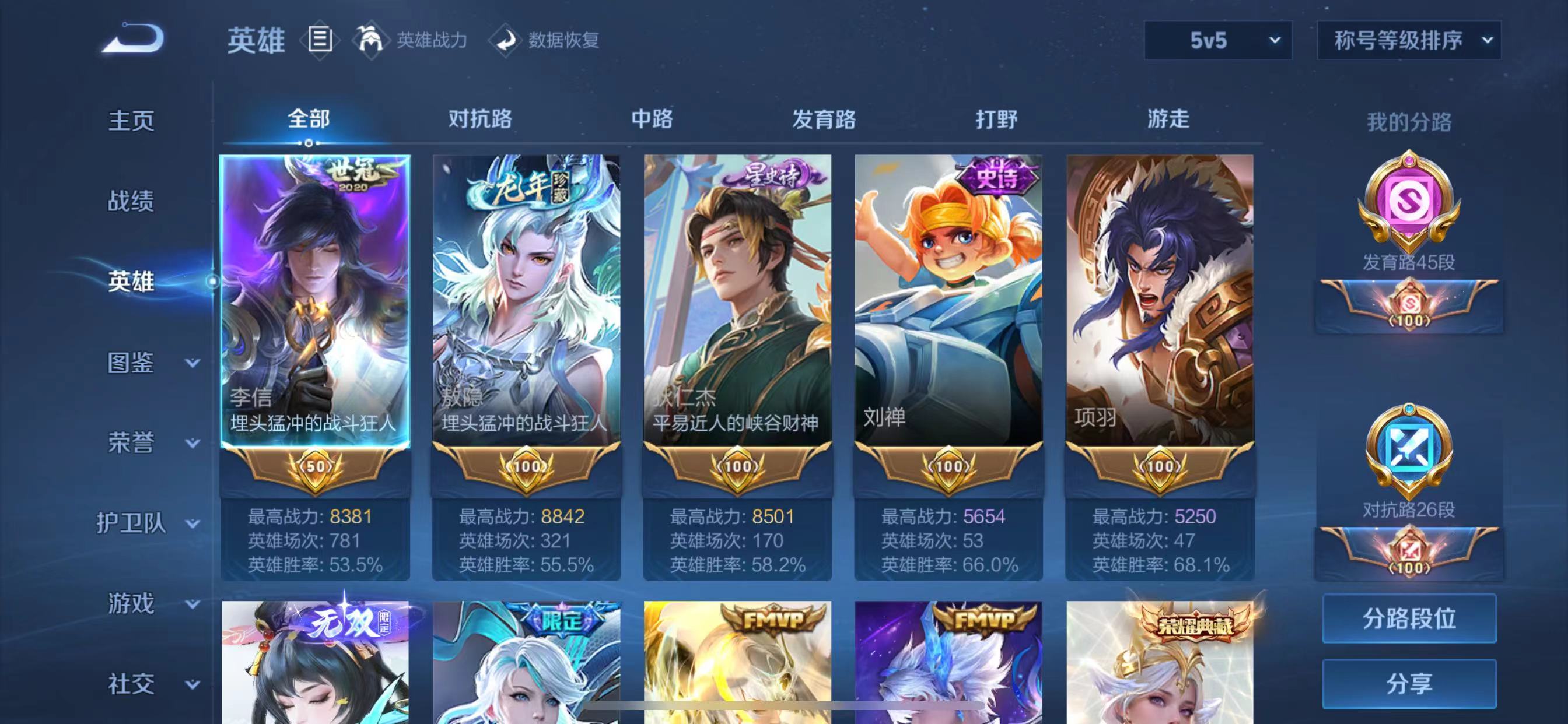 WZQM3362840王者荣耀账号详情图4