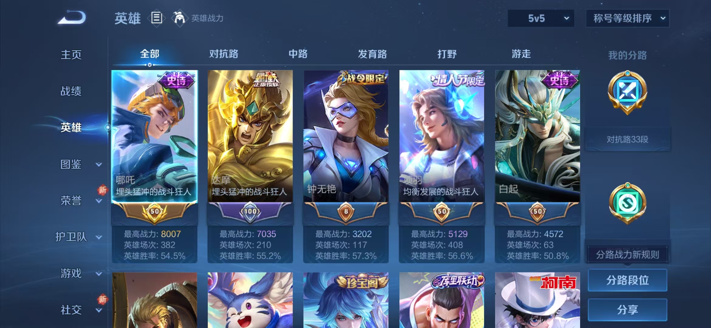 WZQM3356053王者荣耀账号详情图4 WZQM3356053王者荣耀账号详情图4