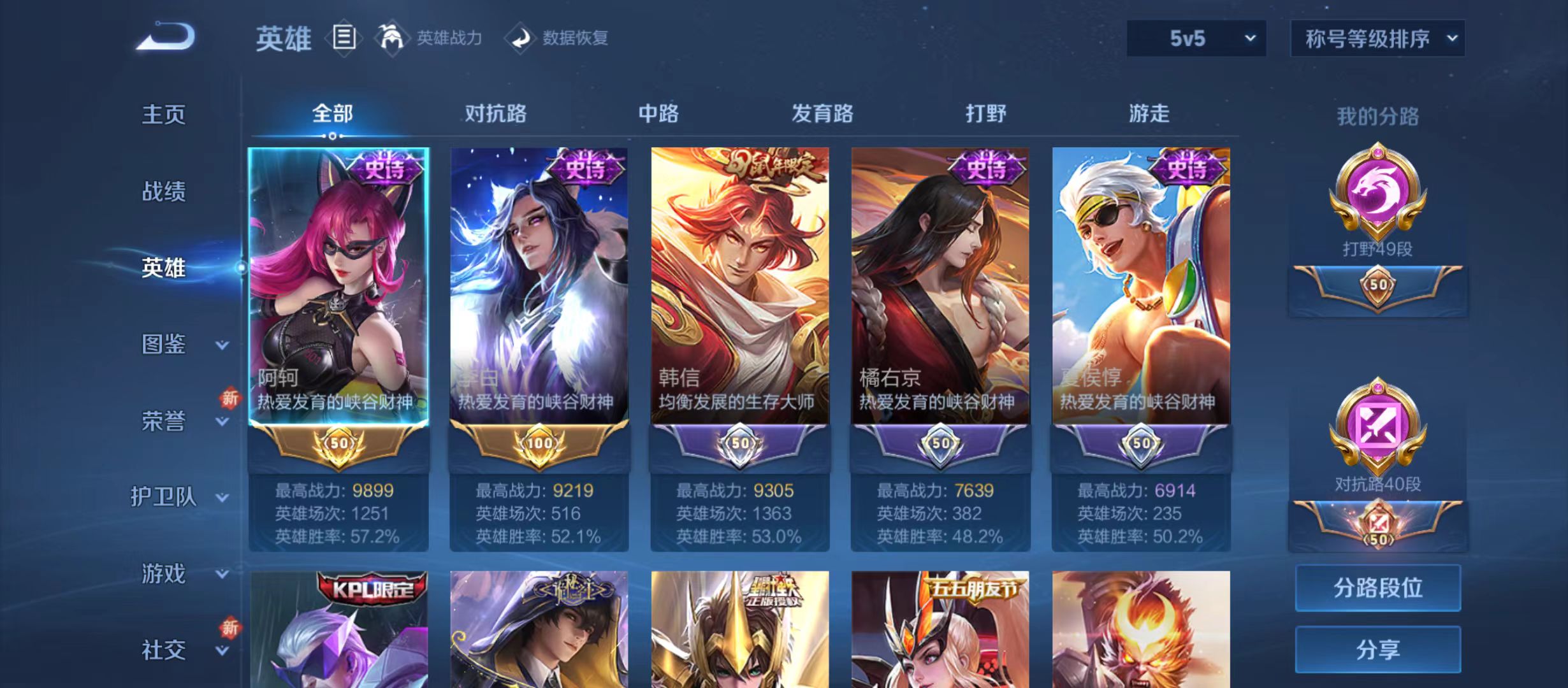 WZQM3357577王者荣耀账号详情图4