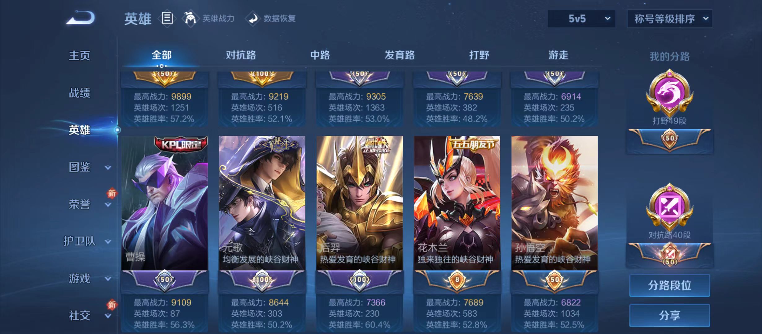 WZQM3357577王者荣耀账号详情图5