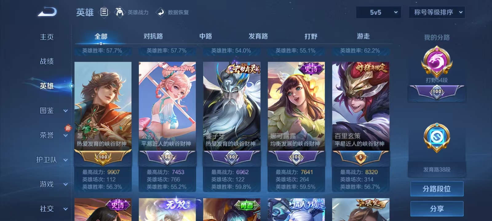 WZQM3358980王者荣耀账号详情图5